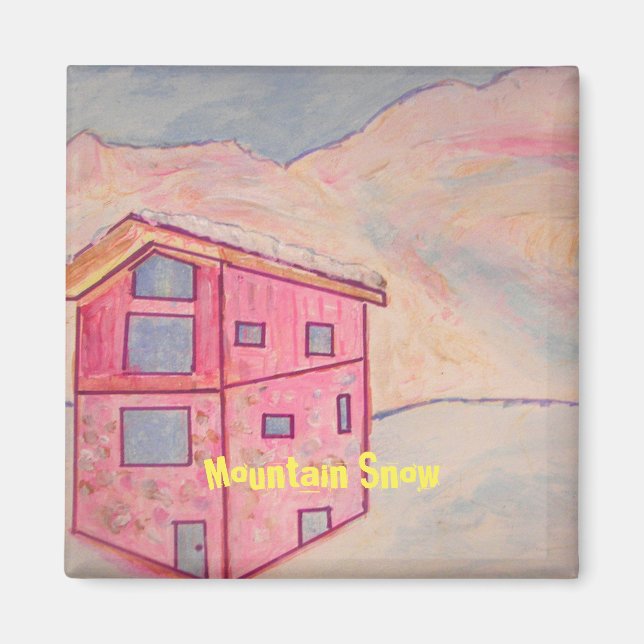 Imán Nieve de montaña (Frente)