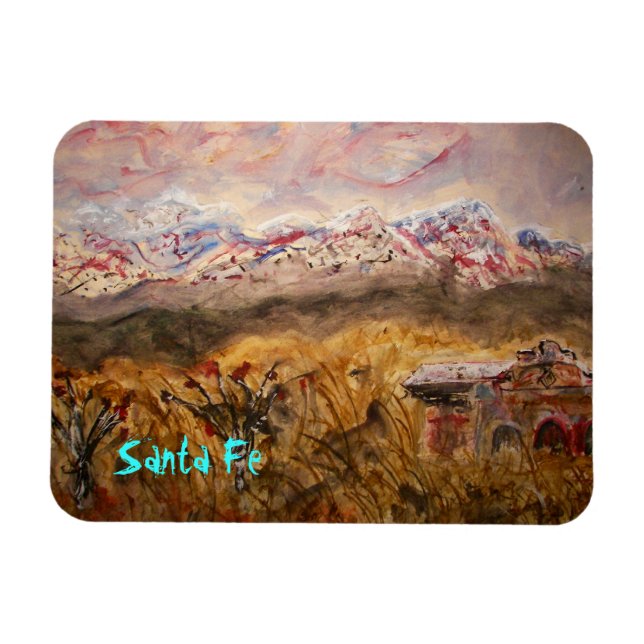 Imán nieve de santa fe (Horizontal)