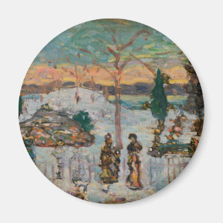 Imán Nieve en abril por Maurice Prendergast, Arte Antig