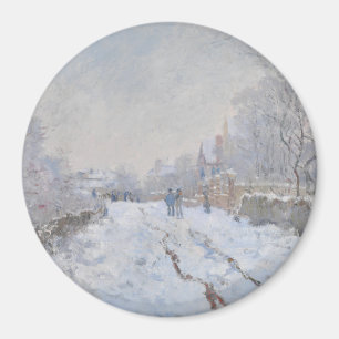 Imán Nieve en Argenteuil (por Claude Monet)