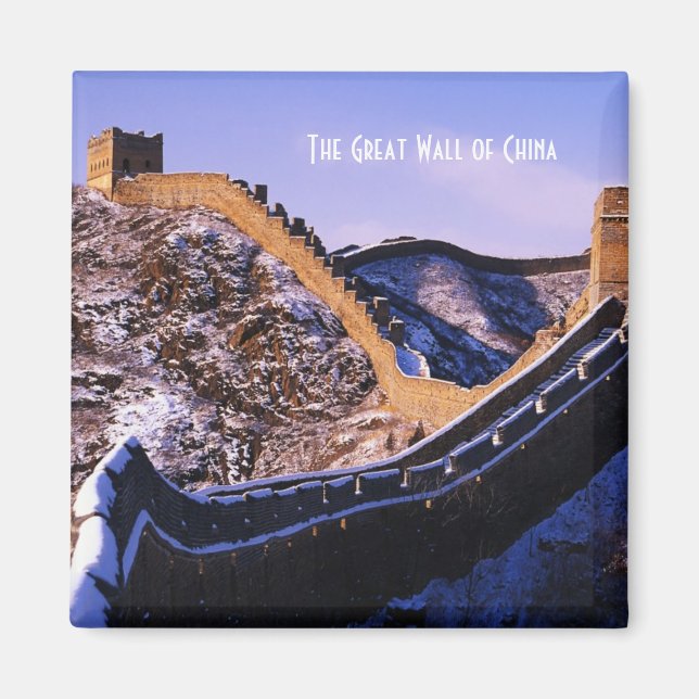 Imán Nieve en la Gran Muralla China (Frente)