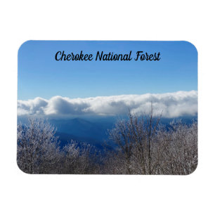 Imán Nieve forestal nacional de Cherokee
