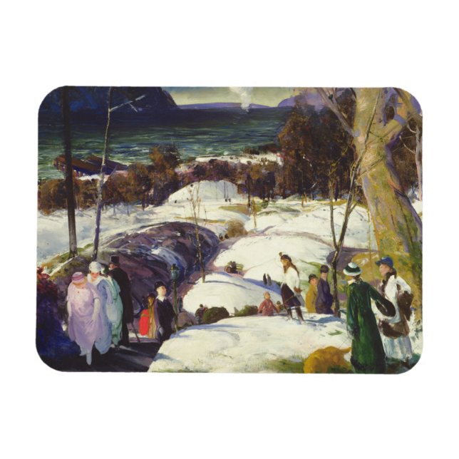 Imán Nieve por la Pascua (Horizontal)