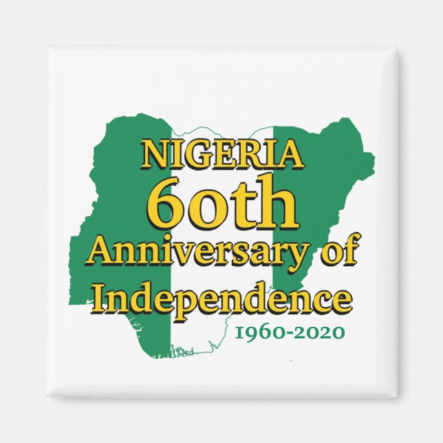 Imán NIGERIA 60 Aniversario de la Independencia | Niger (Frente)