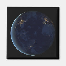 Night Lights on Planet Earth (Western Hemisphere)