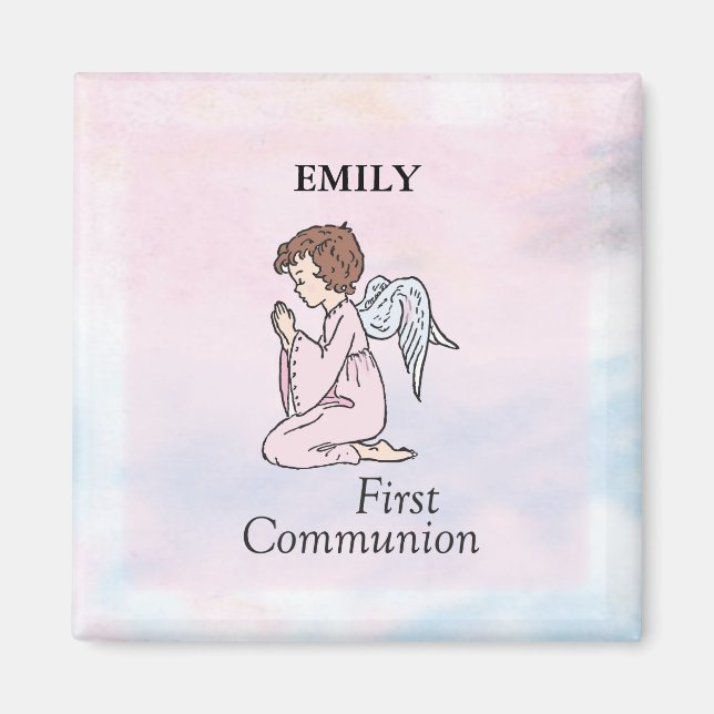 Imán Niña, Ángel de Primera Comunión (Frente)