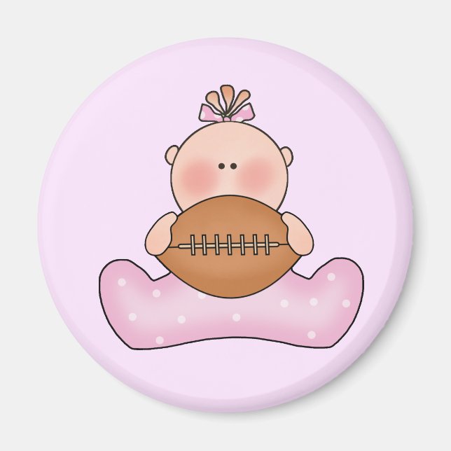 Imán Niña Bebé De Fútbol De Lil (Frente)