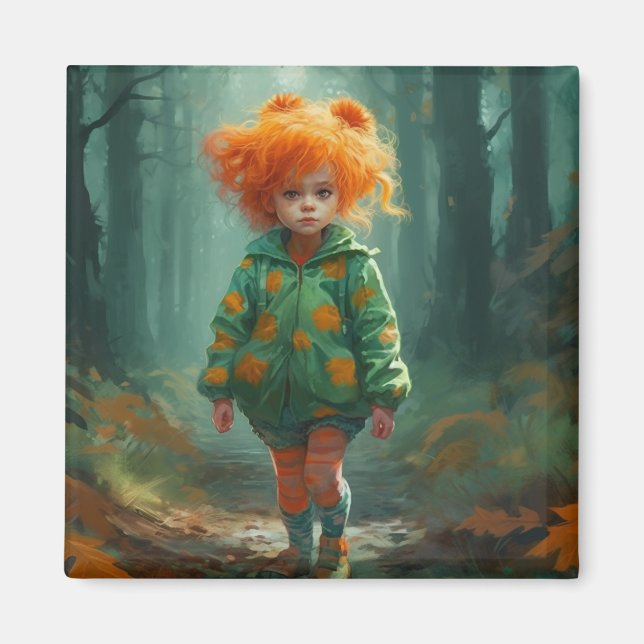 Imán Niña Cuidada (Frente)