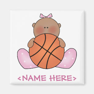 Imán Niña del baloncesto de Lil - étnica