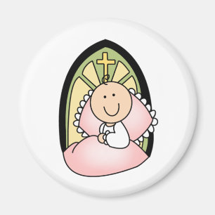 Imán Niña del bautismo