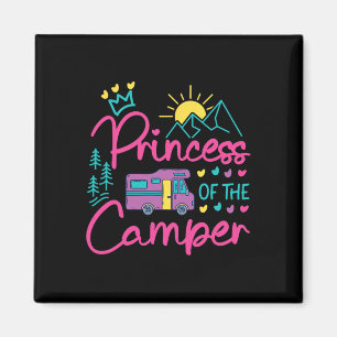Imán Niña familiar de camping Campervan autocaravana pr
