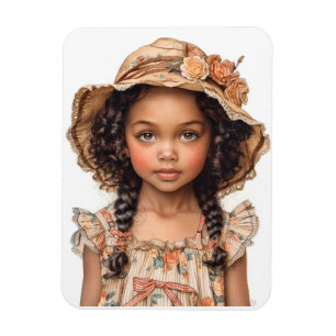 Imán Niña negra