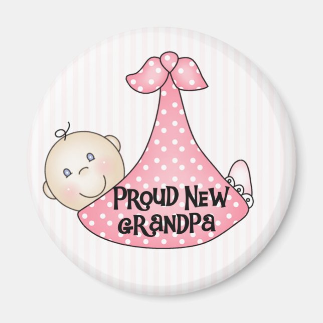 Imán Niña Niña Orgullo Abuelo (Frente)