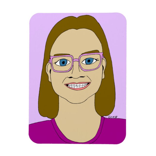 Imán niña pequeña (Vertical)