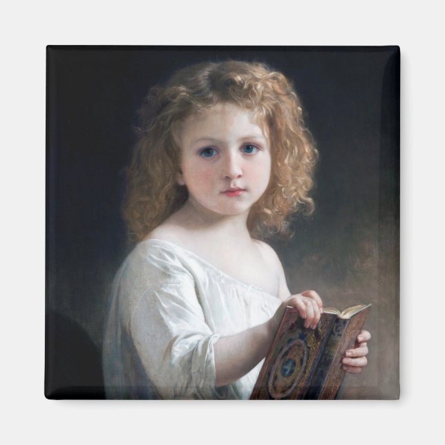 Imán Niña pequeña, Bouguereau (Frente)