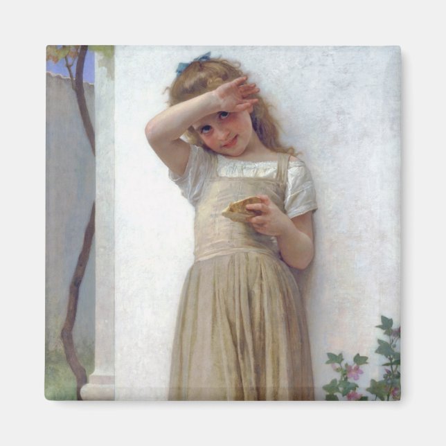 Imán Niña pequeña, Bouguereau (Frente)