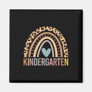 Imán Niñas Niños Arcoíris de Kinder Maestra Equipo Kind