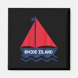 Imán Niñas Niños Barco de Vela Rhode Island Bebé