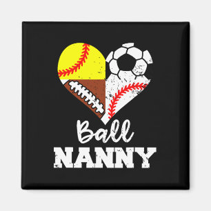 Imán Niñera de Balón Fútbol Fútbol Americano Béisbol So