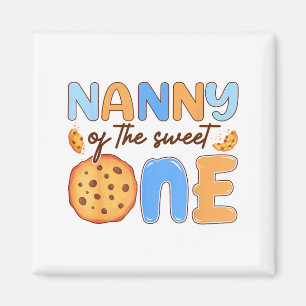 Imán Niñera De La Cumpleaños De Galletas Y Leche De La