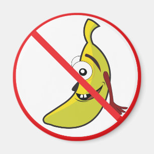 Imán ¡Ningún Bananaheads!