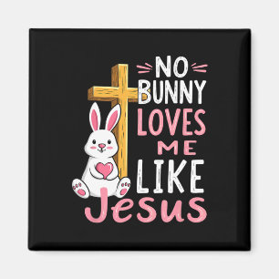 Imán Ningún Conejo Me Ama Como Jesús Cristiano Pascua
