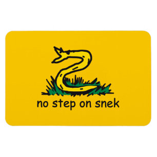 Imán Ningún paso en la parodia SnekRight de Gadsden de