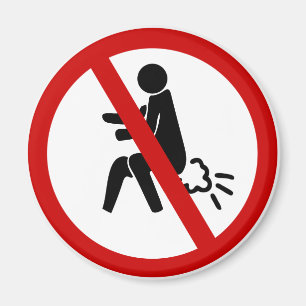 Imán NINGÚN ⚠ tailandés divertido del Rótulo del