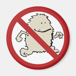 Imán ¡Ningún yeti permitido!