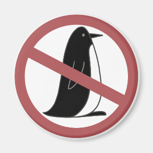 Imán Ningunos pingüinos