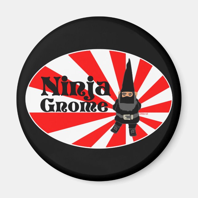 Imán Ninja Gnome (Frente)