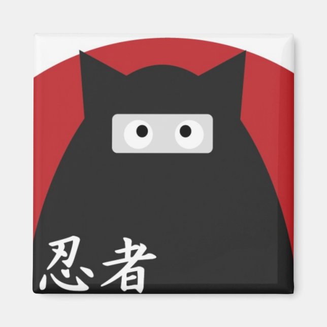 Imán Ninja Kitty Magnet (Frente)