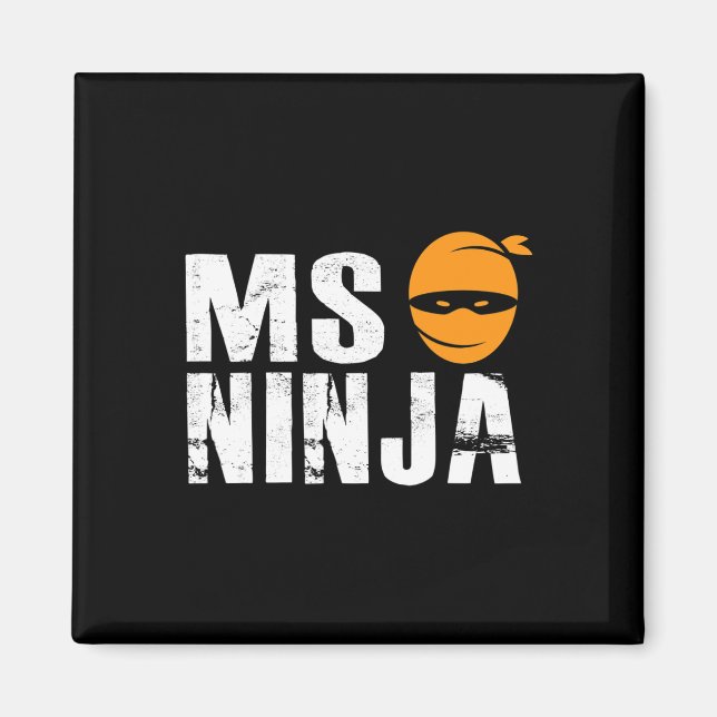 Imán Ninja - Lucha contra la esclerosis múltiple (Frente)