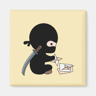 Imán Ninja minúsculo que hace Origami la estrella que