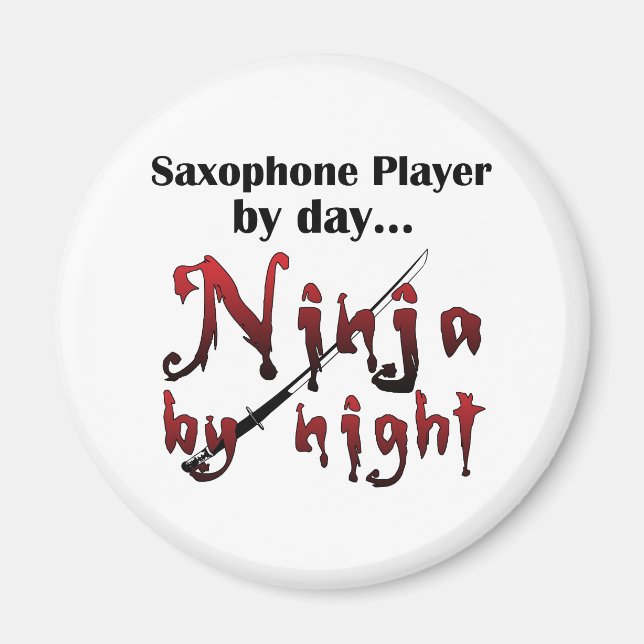 Imán Ninja saxofón (Frente)