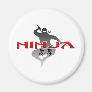 Imán Ninja Silhouette
