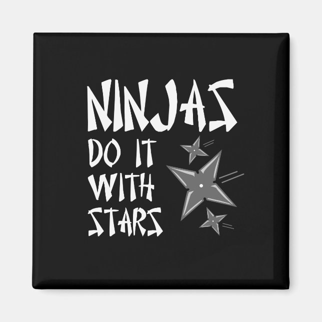 Imán Ninjas lo hacen con las estrellas (Frente)