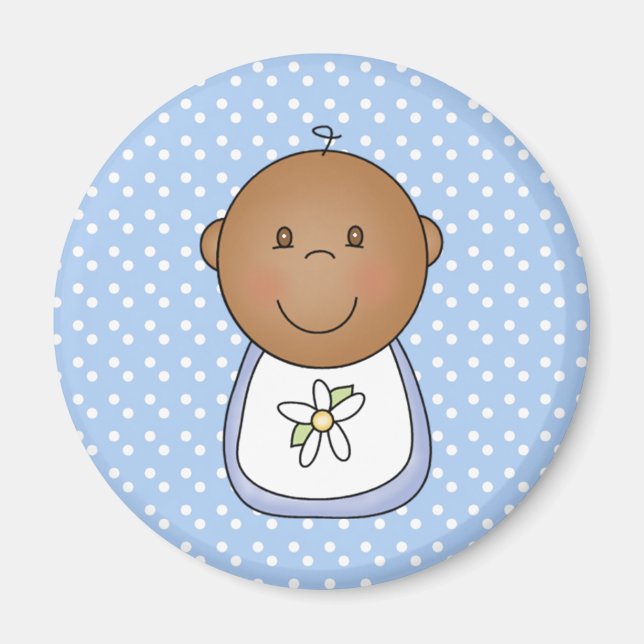 Imán Niño afroamericano (Frente)
