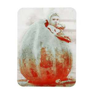 Imán Niño añejo en calabaza gigante