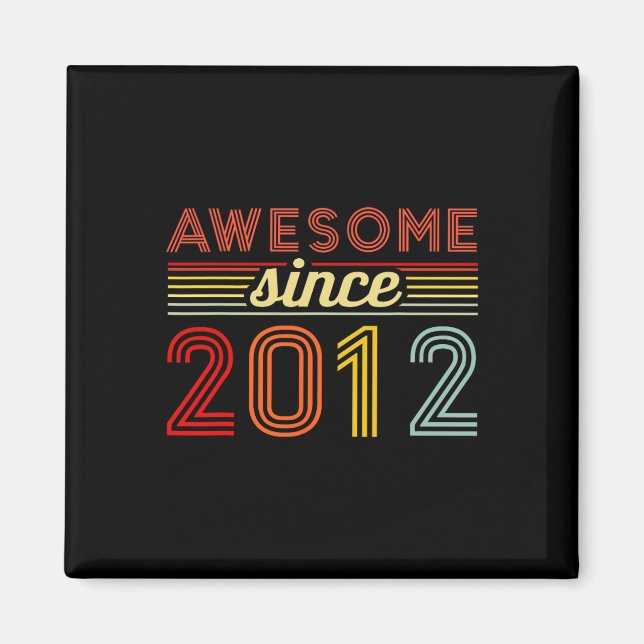 Imán Niño Chica de 12 años Cumpleaños 12° cumpleaños gr (Frente)