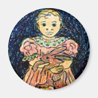 Imán Niño con conejo