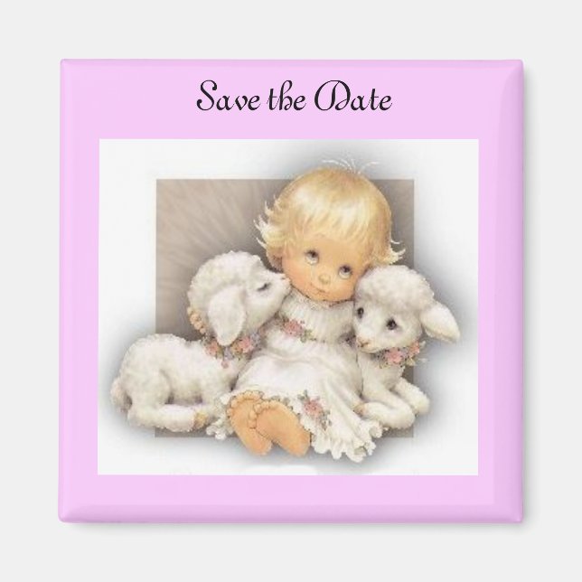 Imán Niño con cordero (Frente)