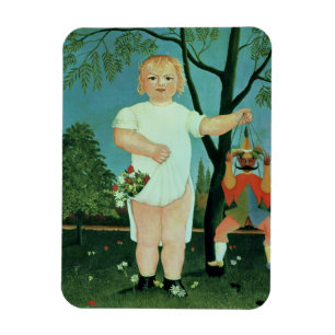 Imán Niño con una marioneta, c.1903 (aceite en lona)