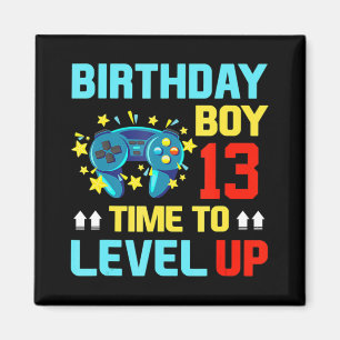 Imán Niño de cumpleaños 13 juegos de video de 13 años r