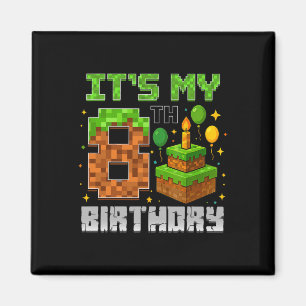 Imán Niño de cumpleaños es mi niño de octavo cumpleaños