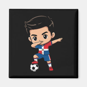 Imán Niño de la República Dominicana bandera de Dominic