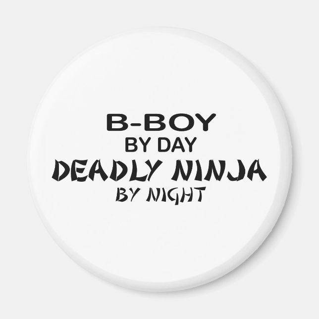 Imán Niño de noche Ninja muerto (Frente)