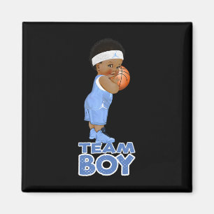 Imán Niño del equipo étnico de básquetbol