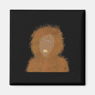 Imán Niño Divertido Sasquatch Creó Arte Convención de B