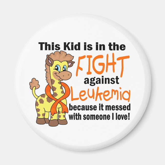 Imán Niño En La Lucha Contra La Leucemia (Frente)